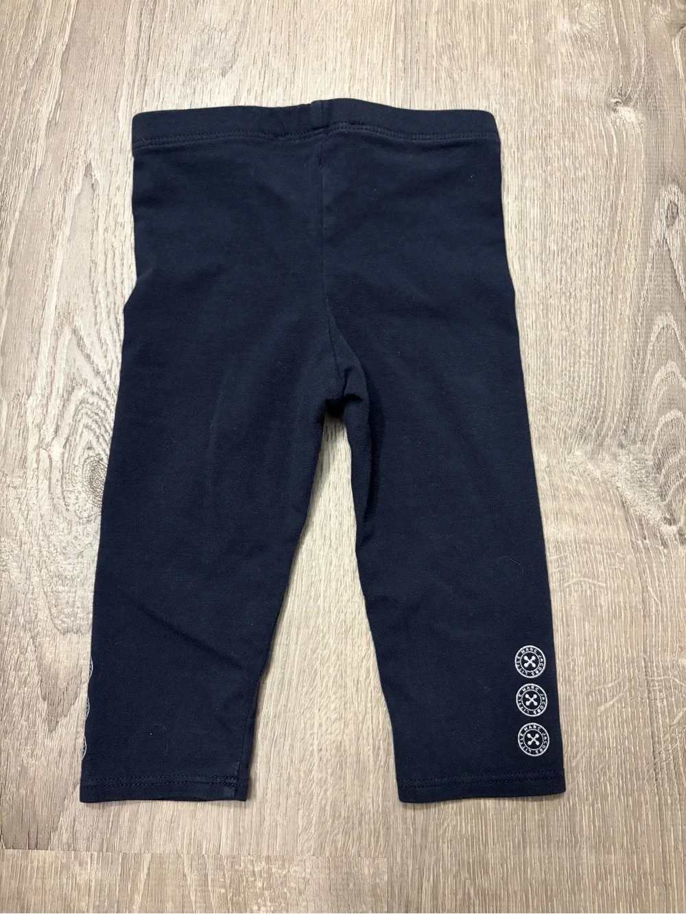 Baby Girl's Little Marc Jacob's Navy Blue Leggings- Size 6 Months